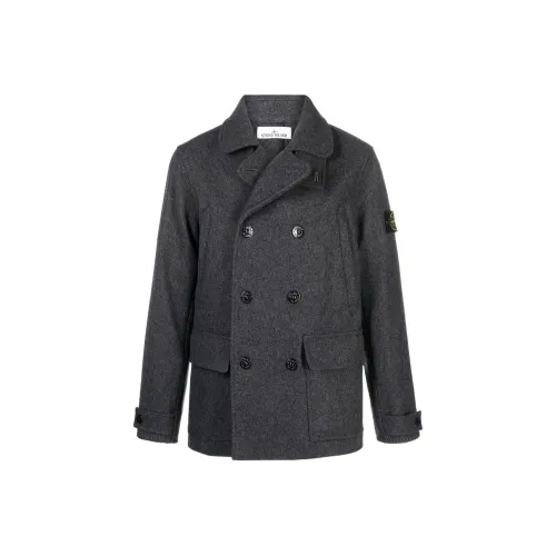 STONE ISLAND Серый Мужские Куртки