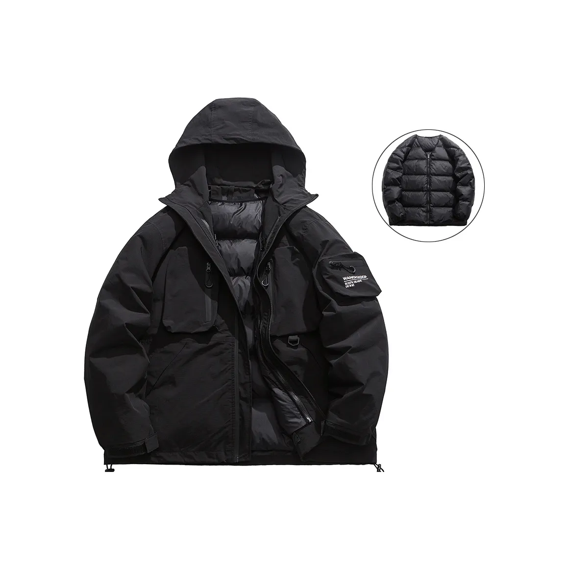 WANCHAO CP Осенний Зимний Пуховик Унисекс