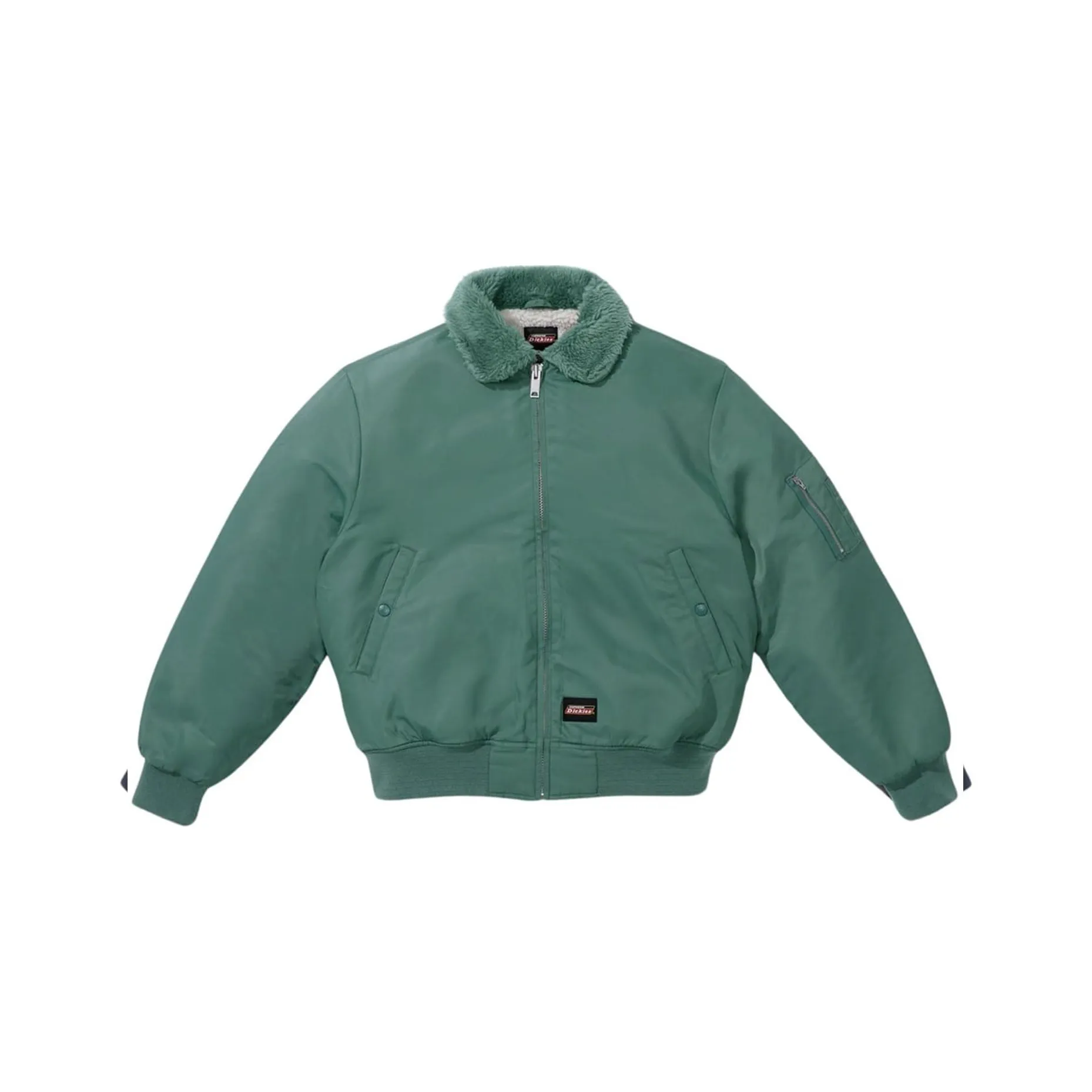 Supreme Dickies Fur Collar Bomber Jacket Green