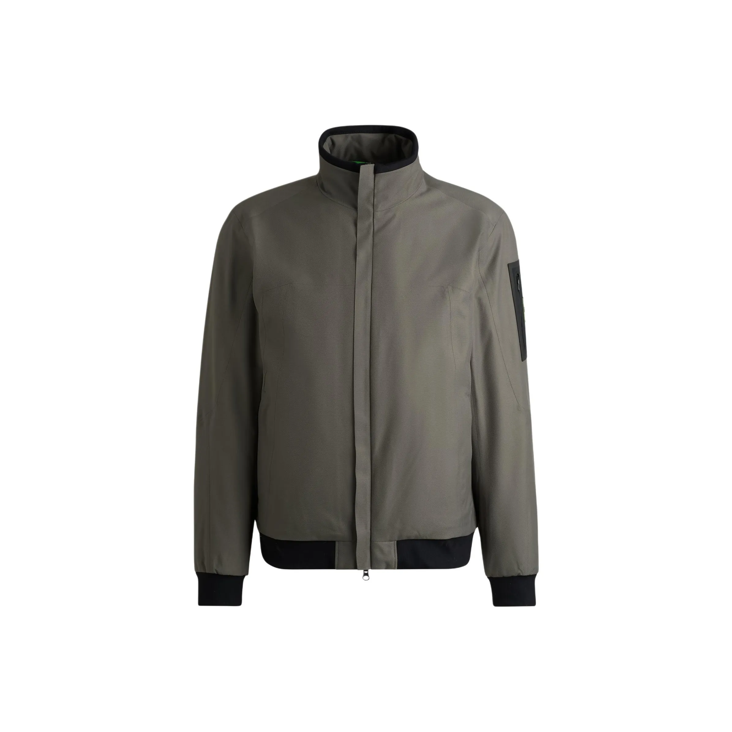 Hugo Boss FW24 Куртки и Пальто Мужской Серый Зеленый