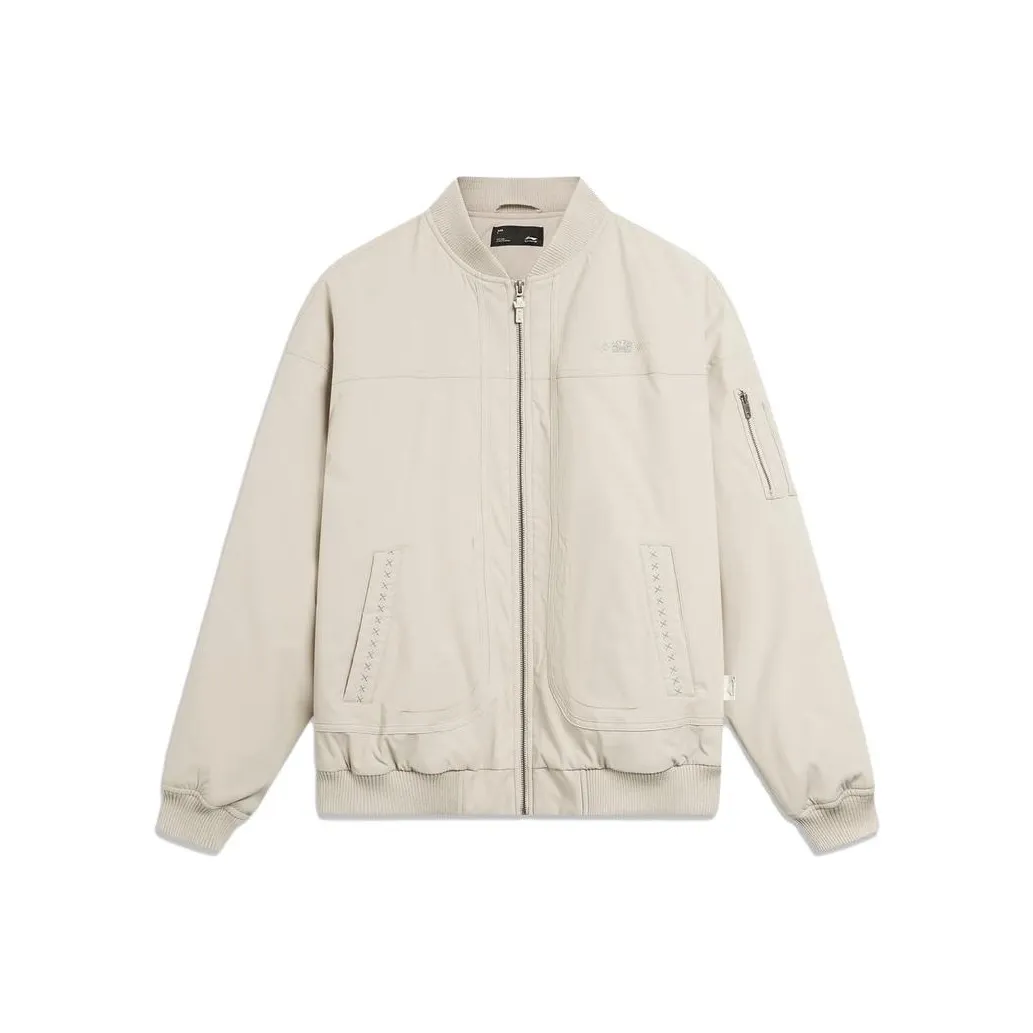 LiNing Sports Life Collection Puffer Jacket Men's Dawn Gray