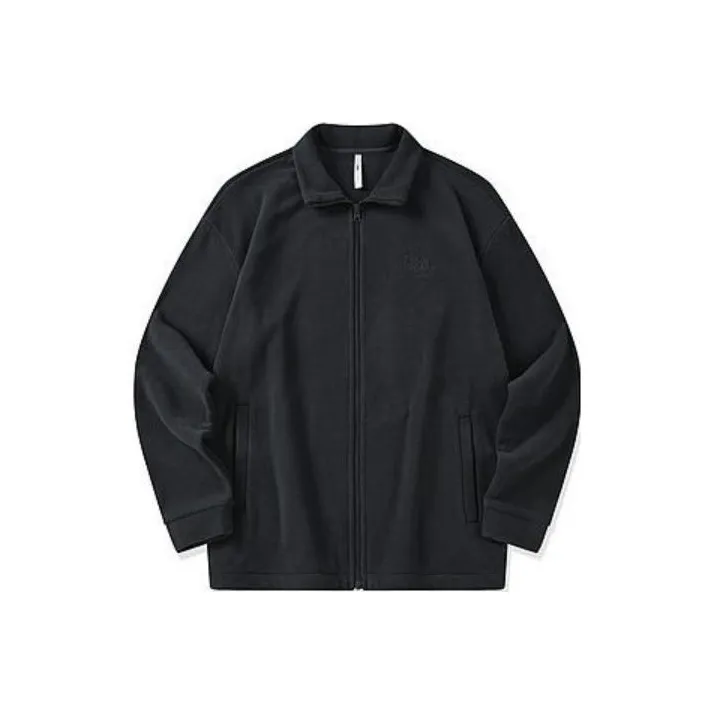 QIAODAN Железно-серый Унисекс Бархатные куртки