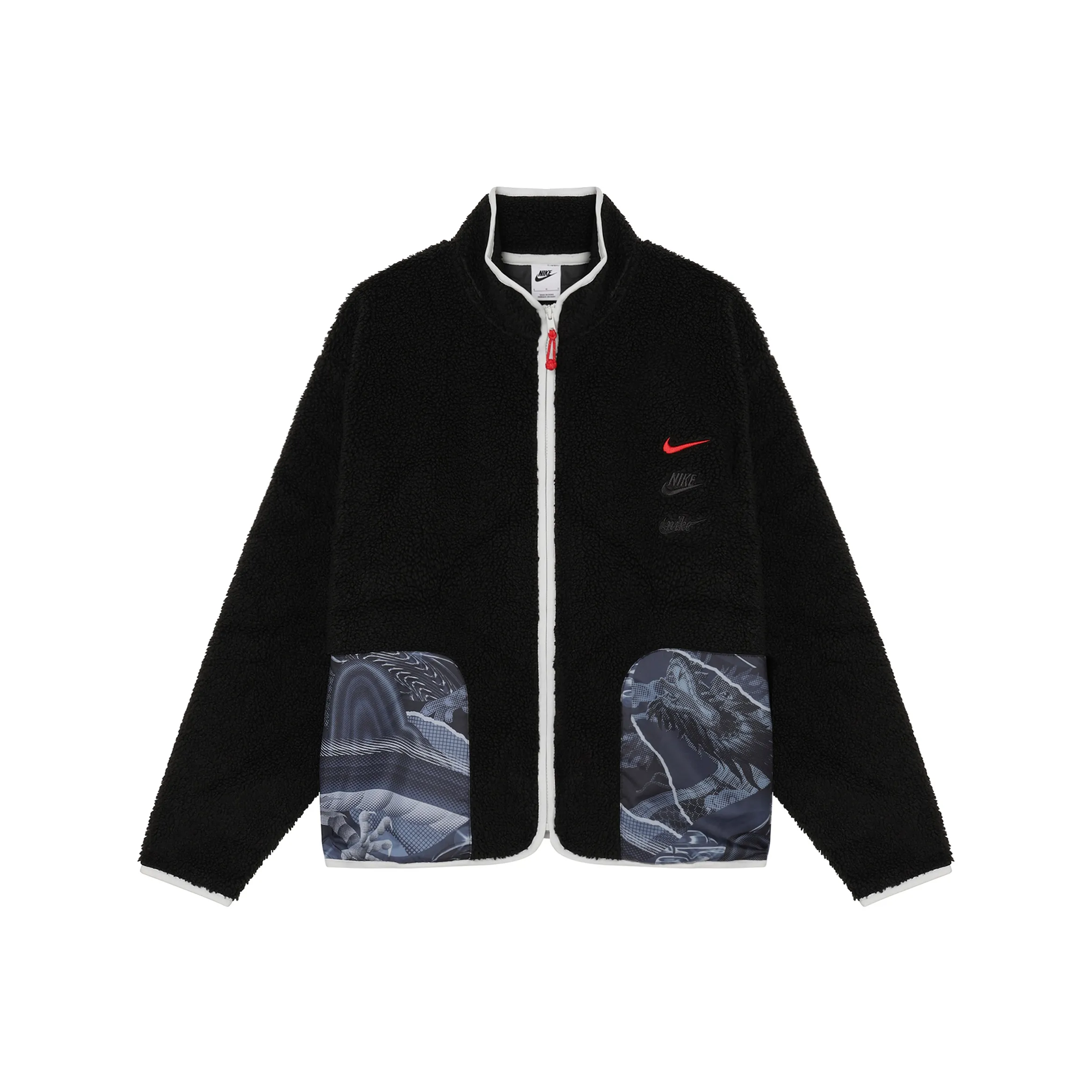 Nike FW23 Velvet feel Coat Men's Black
