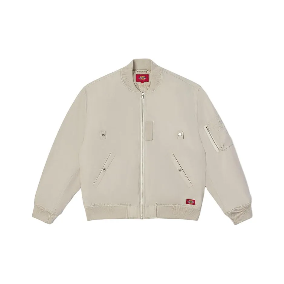 Dickies Хлопковый пуховик унисекс серого цвета