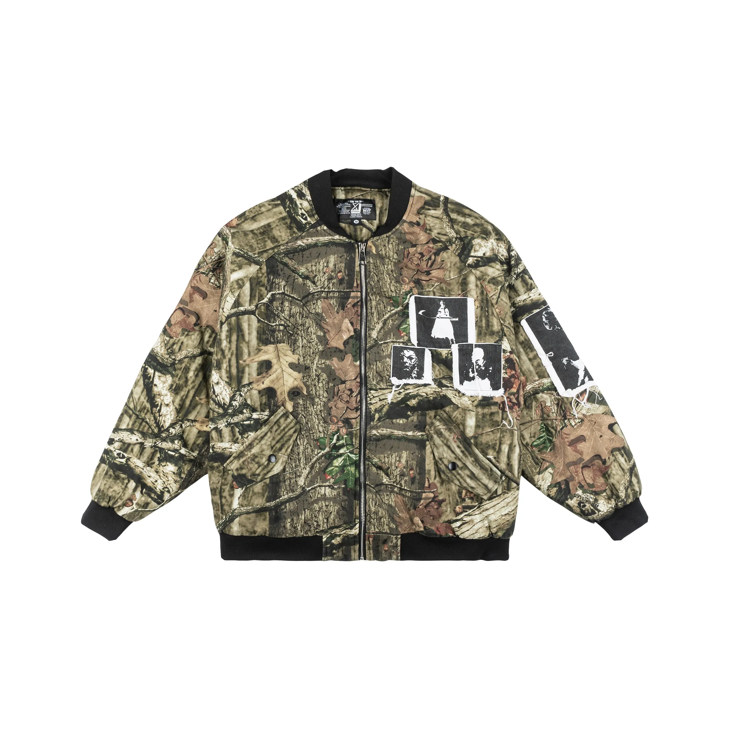XINYINSU Thickened Baseball Jacket Winter Unisex