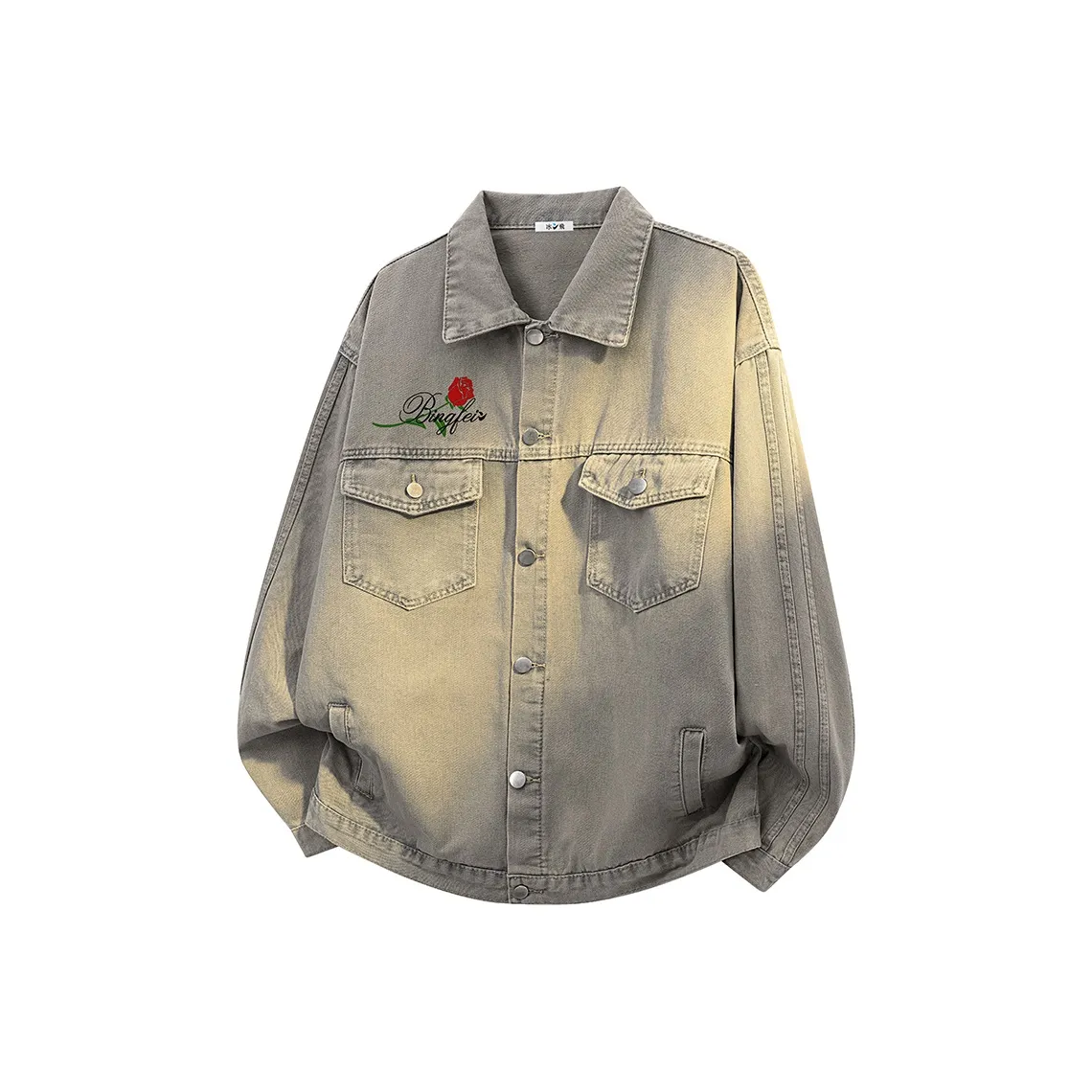 Ice flying Denim Jackets Unisex