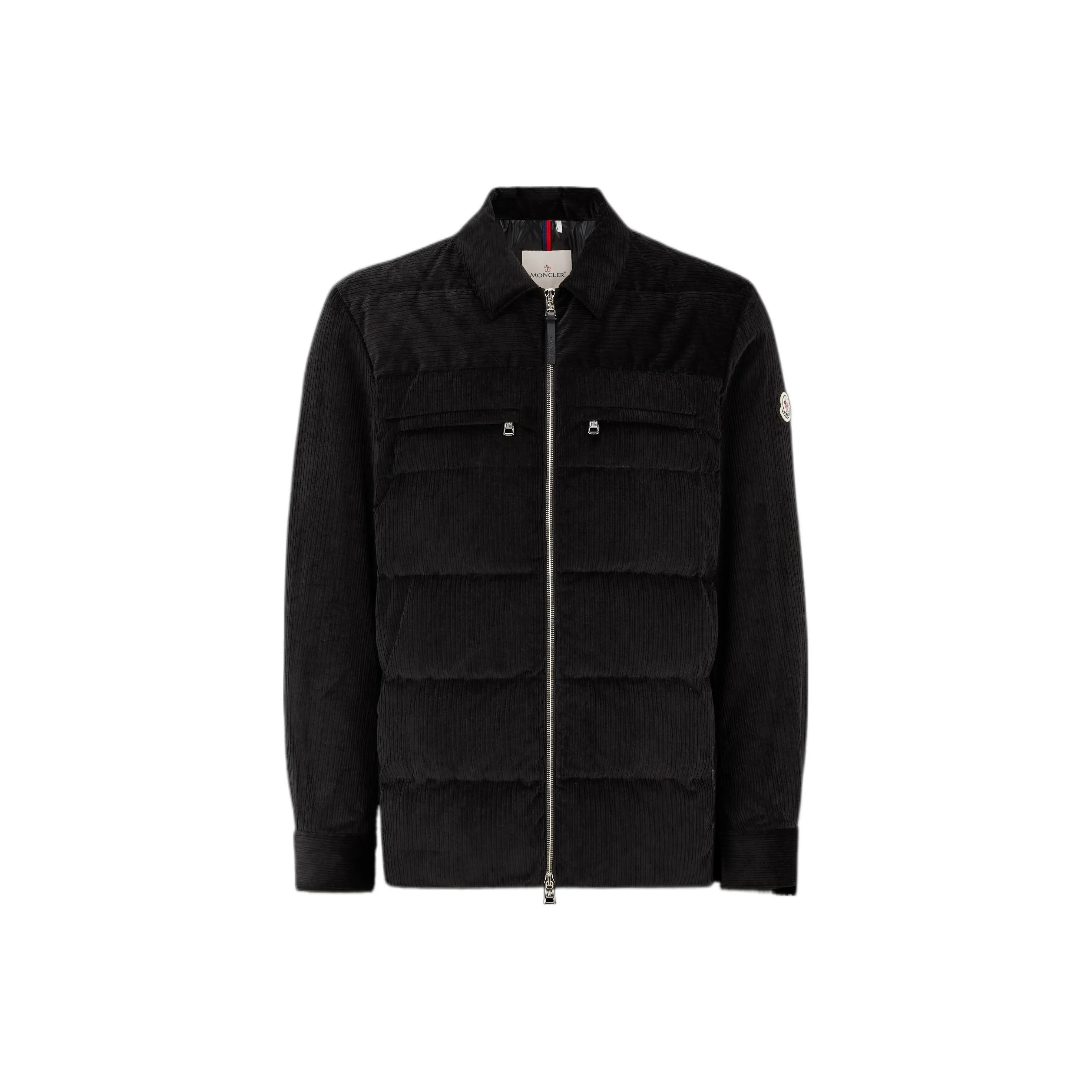 Moncler Corduroy Padded Bomber Jacket