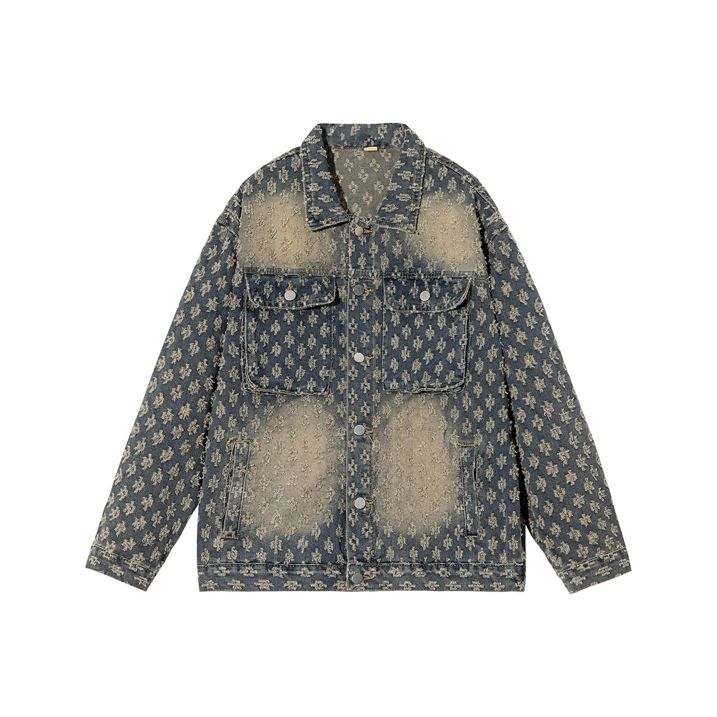 H2P Denim Jacket Unisex Yellow Mud