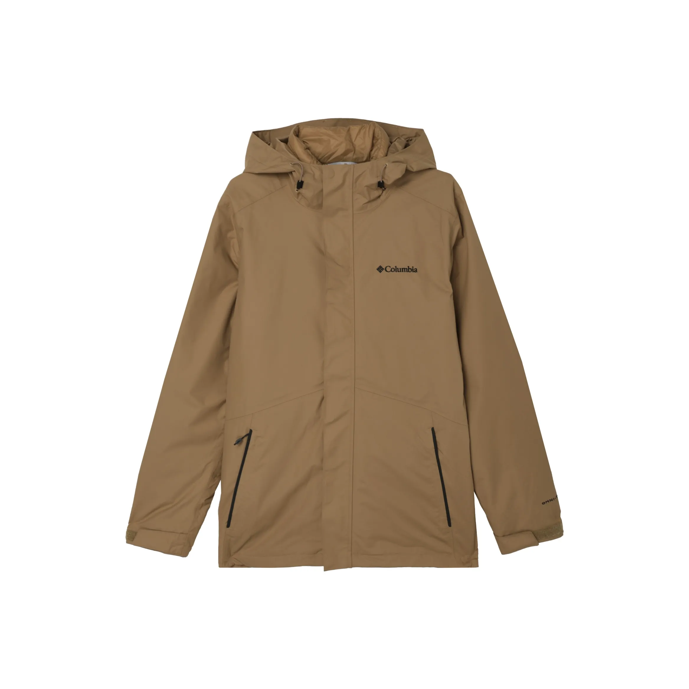 Columbia 24 Fall Waterproof And Windproof To Keep Warm Windbreaker Jacket Men's Brown
