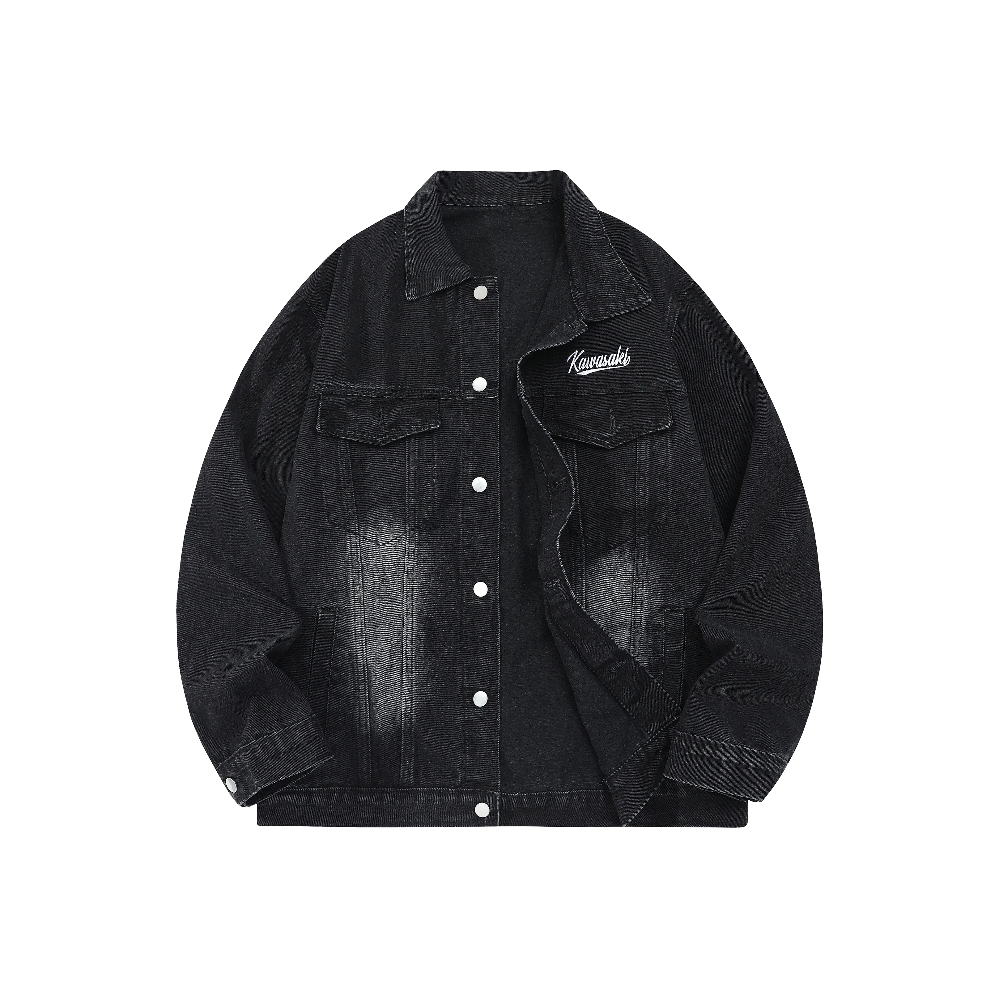 Кавасаки Унисекс Джинсовые Куртки