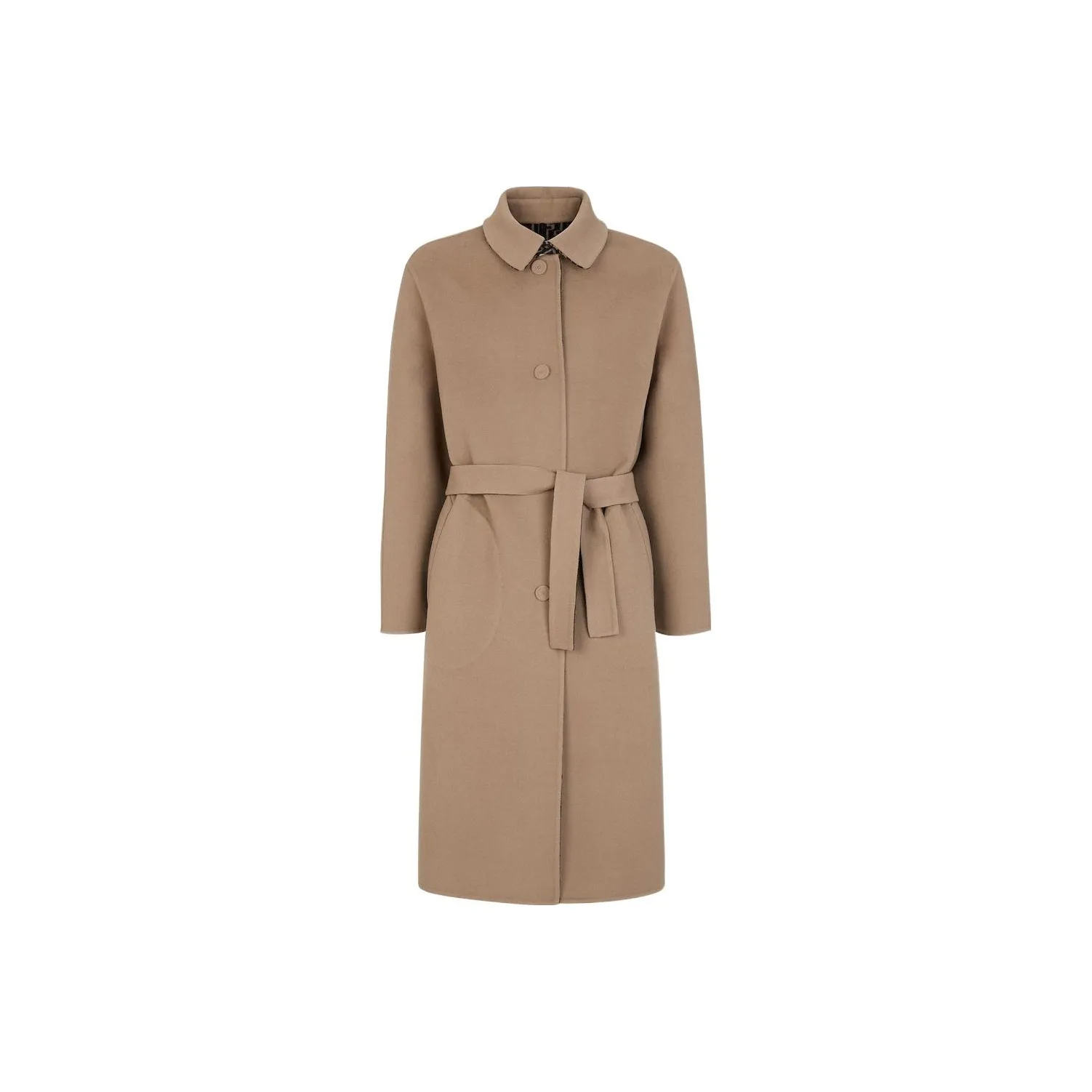 FENDI Oversized Reversible Trench Coat