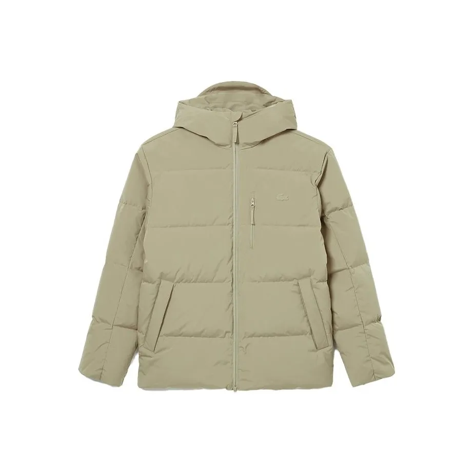 LACOSTE Puffer Jacket Men's Camel