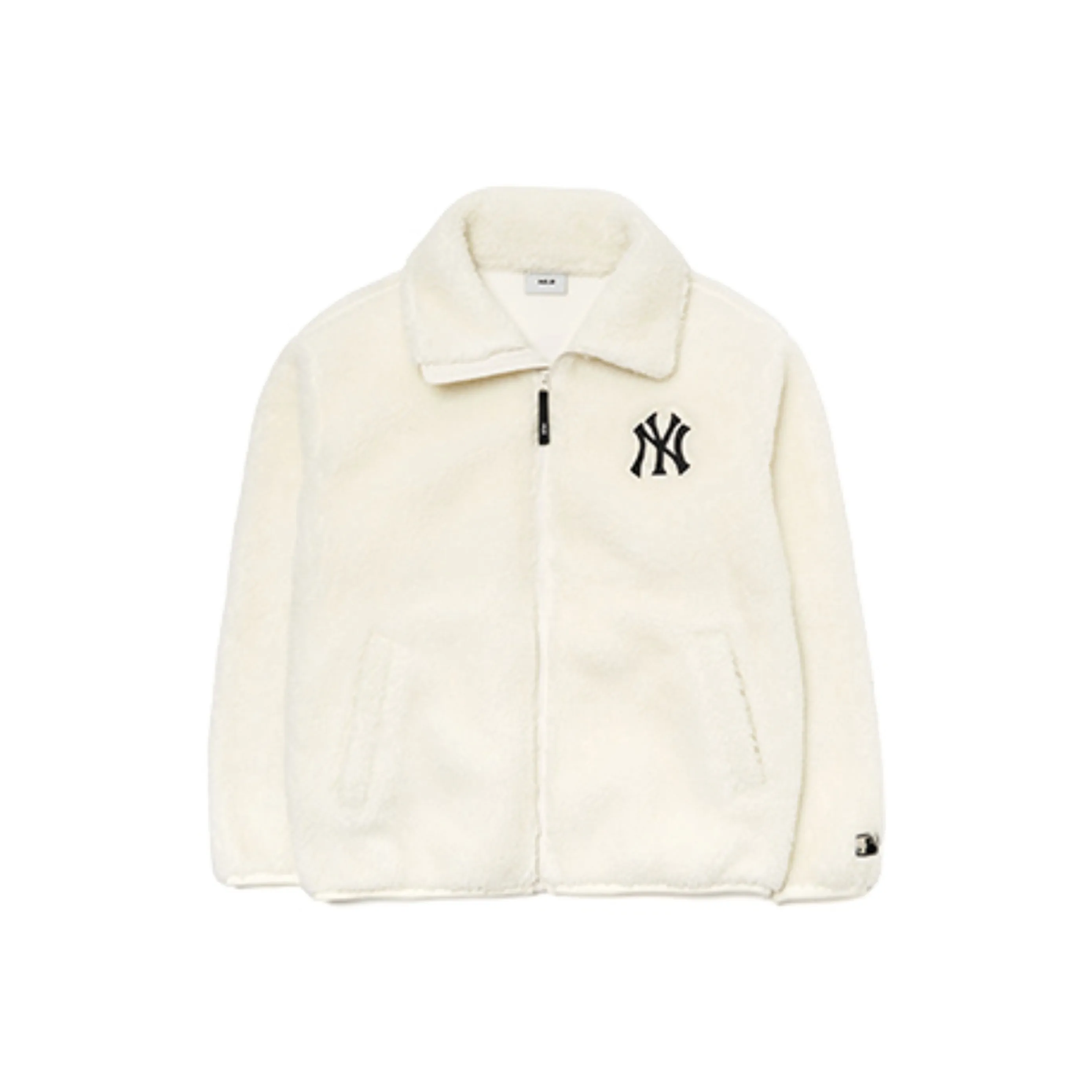 MLB Velvet Jackets Unisex Ivory White
