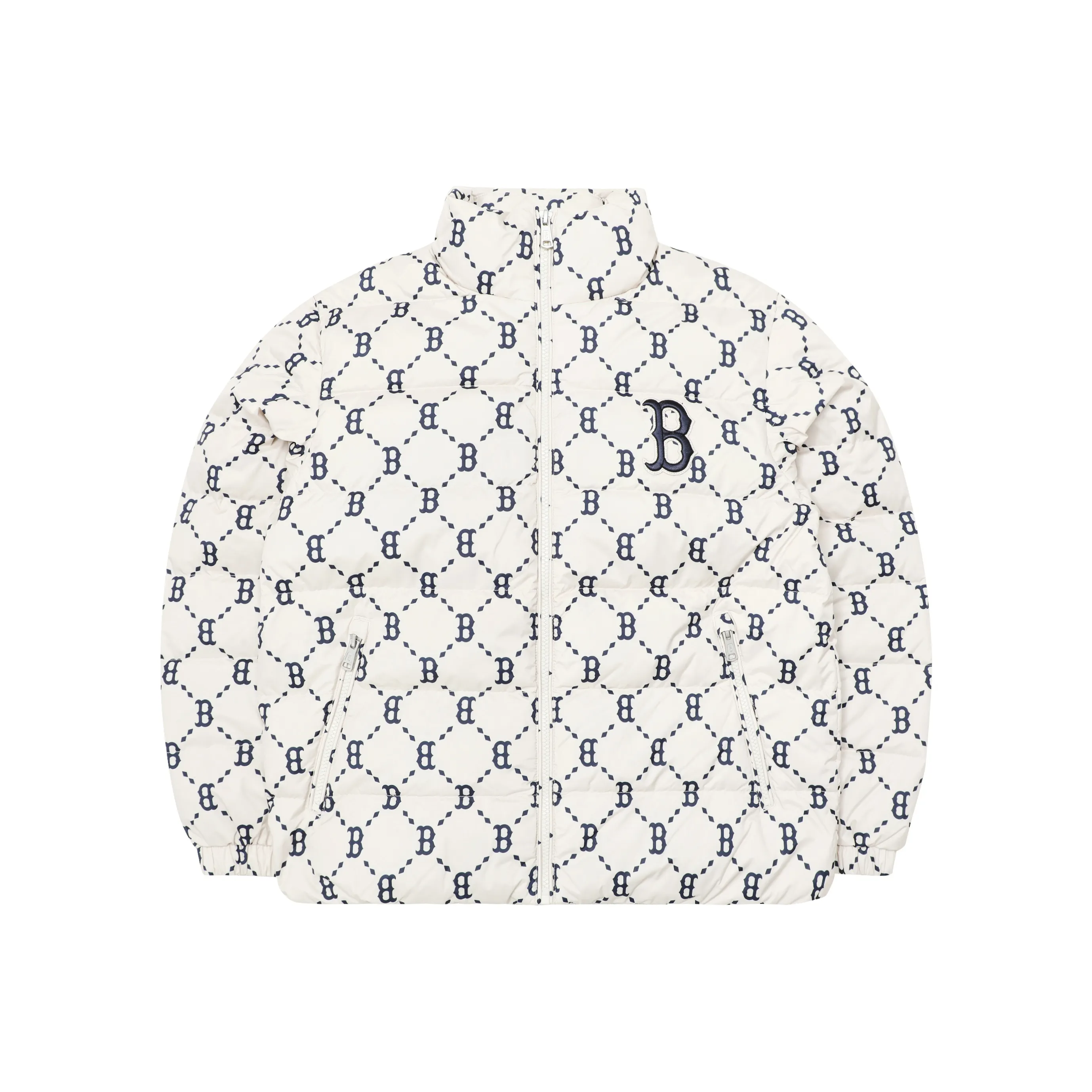 MLB Boston Red Sox Down Jackets Unisex Beige