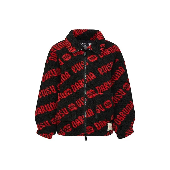EVISU Velvet Jackets Women's Black Red