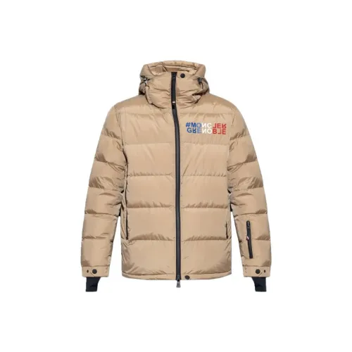 Moncler Grenoble Хаки Мужские Пуховики