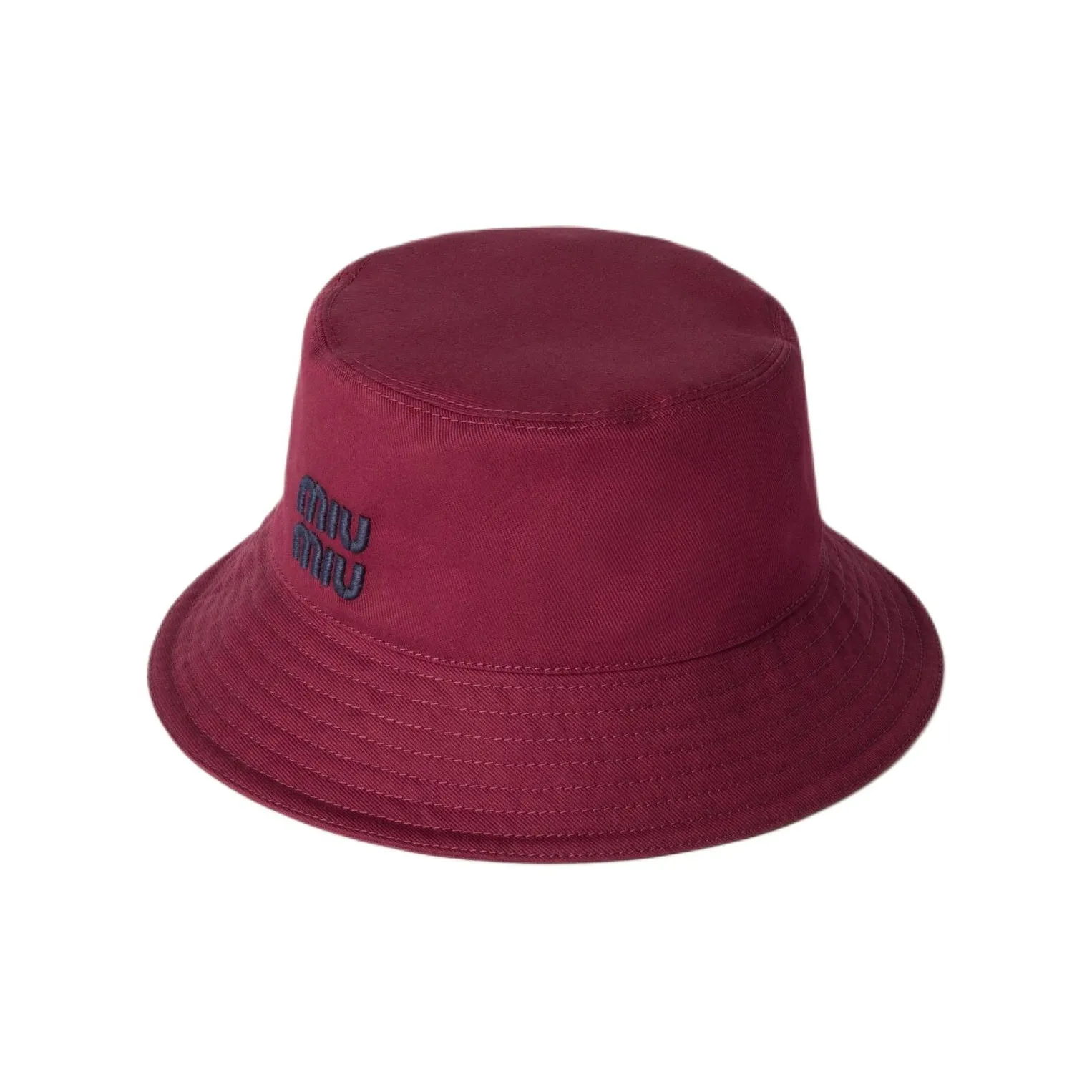 MIU MIU Cotton Bucket Hats Унисекс Красный
