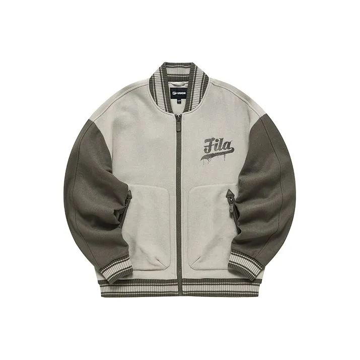 FILA FUSION Kha Серый Мужской Бейсбольная Джерси