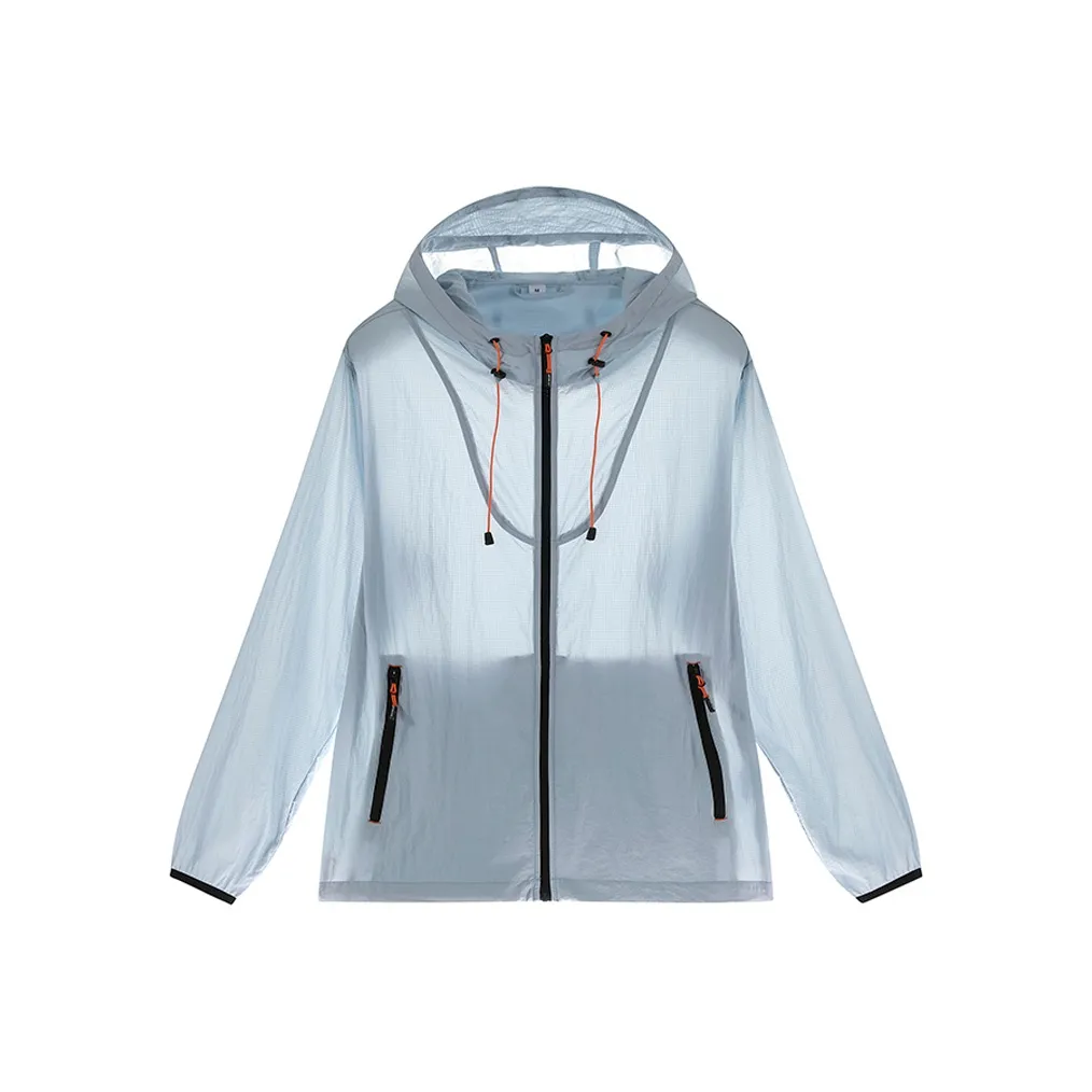 MIIOW Lightweight Breathable Sweat Wicking Heat Dissipation Hooded Sun Protection Clothing Unisex