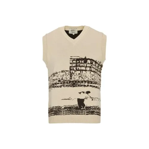 MANORS GOLF APPAREL Бежевый Мужские Жилеты