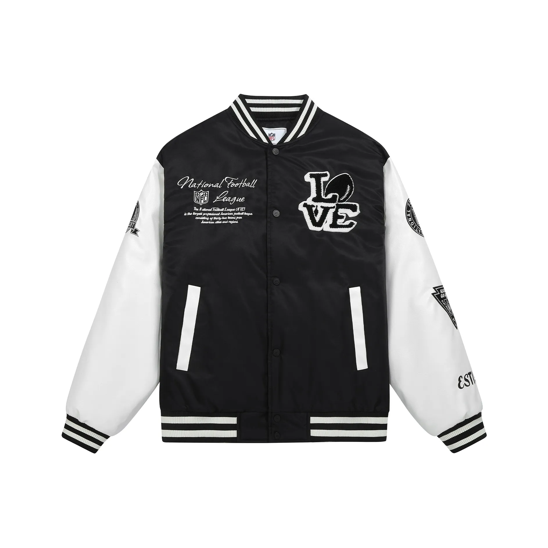 NFL Черный Унисекс Объёмные куртки (пуфы)