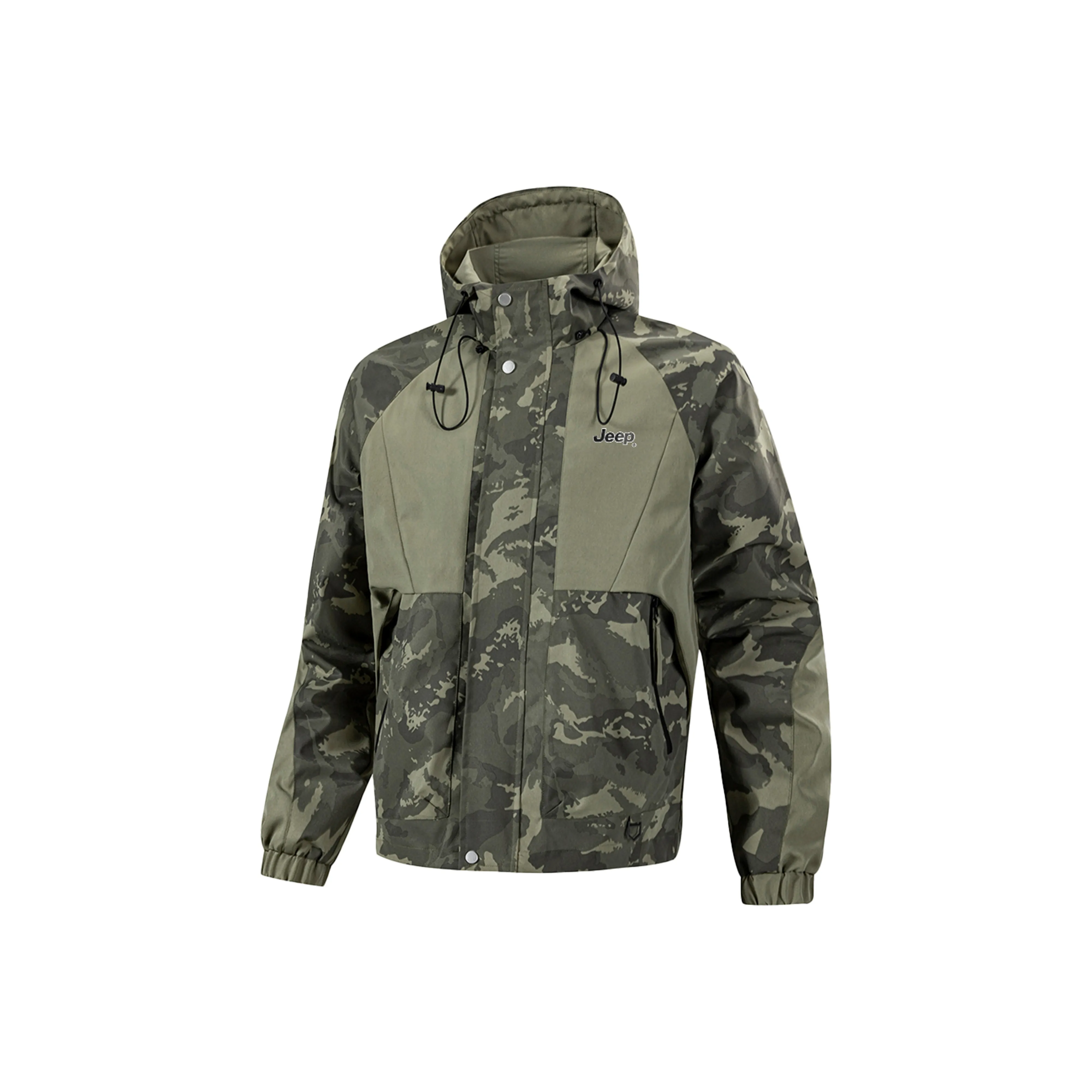 Jeep Jackets Coats Unisex Green Camouflage
