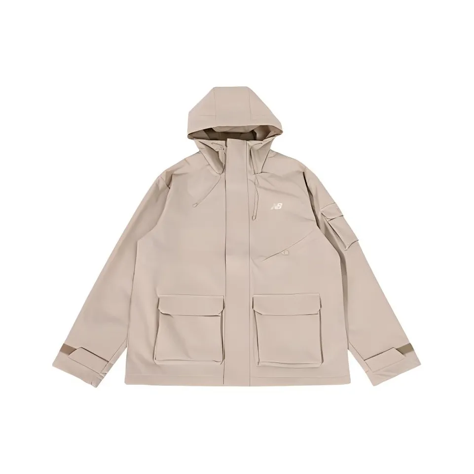 New Balance совместный бренд Куртки Пальто Унисекс Светлый Коричневый
