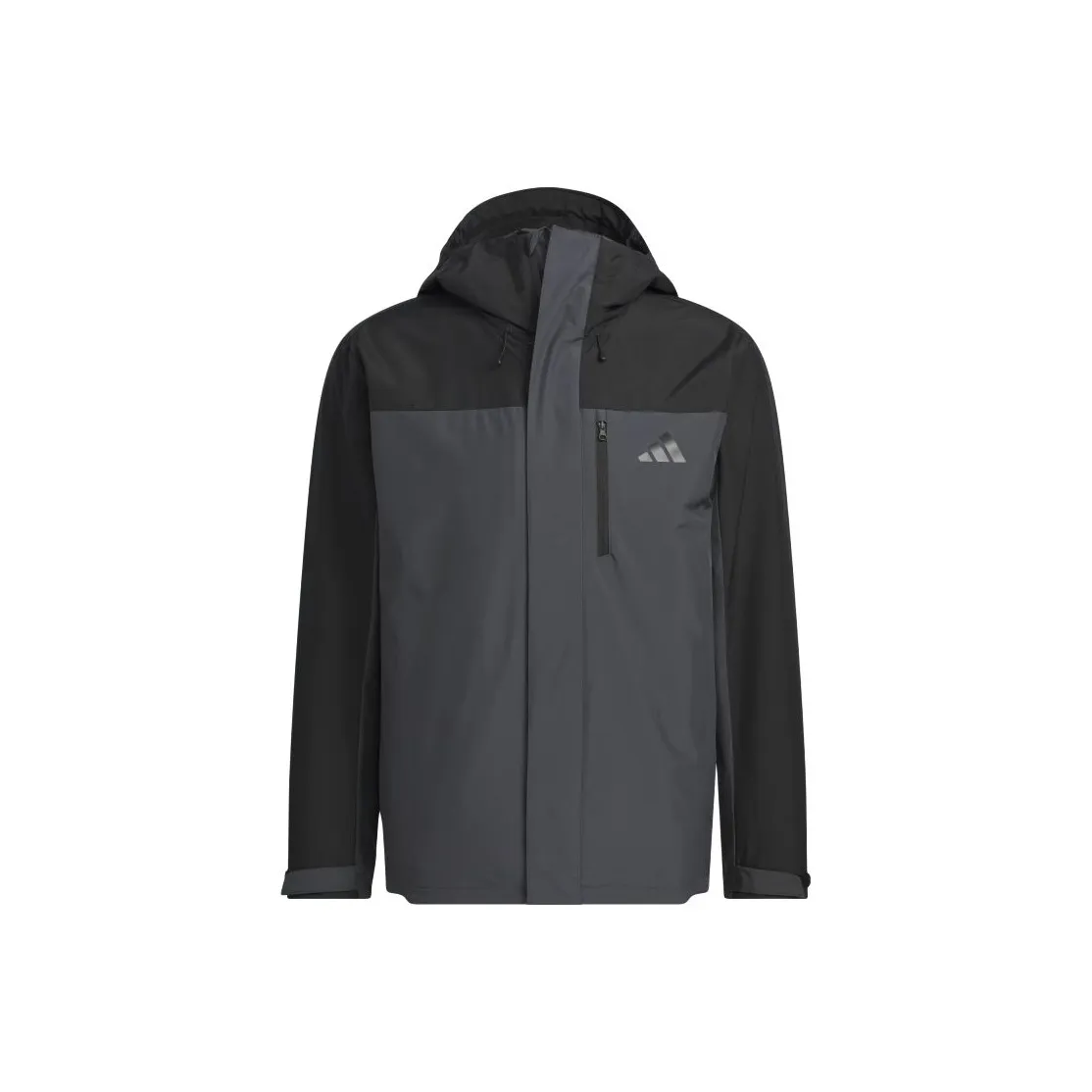 Adidas THREE IN ONE FLEECE JACKET Jackets & Coats Unisex Solid Dark Gray