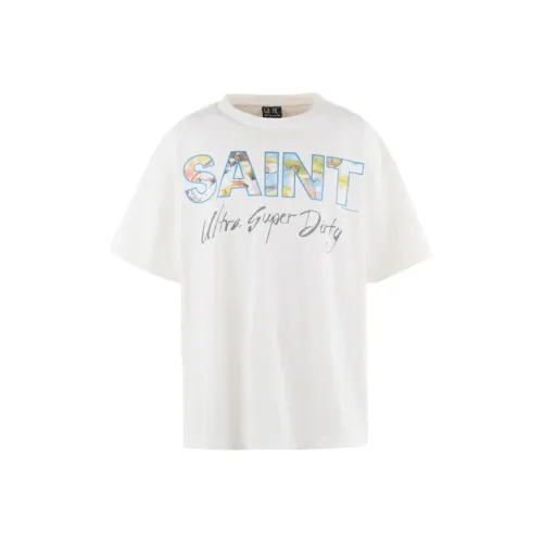 SAINT Mxxxxxx SS25 Белая унисекс рубашка T