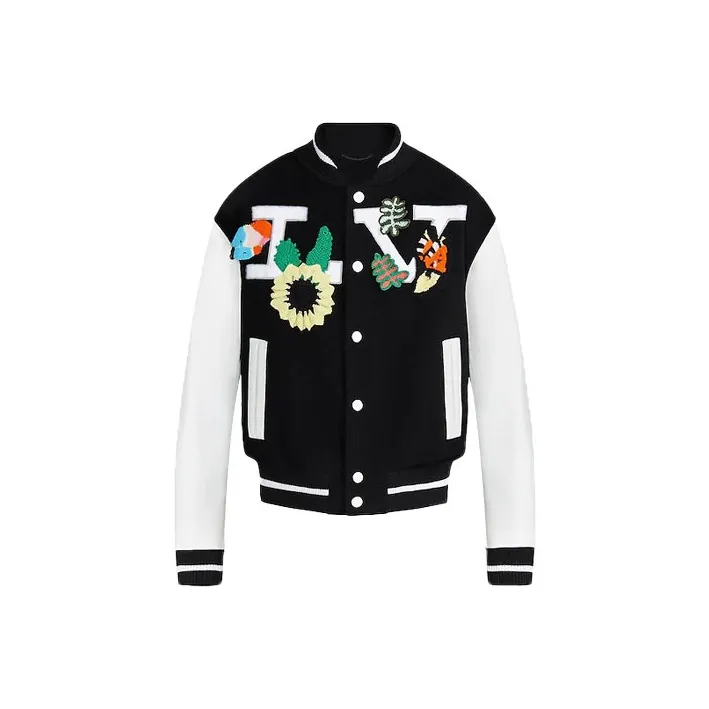 Louis Vuitton valorizaci Baseball Jacket Men's Black