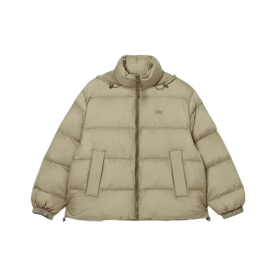 LACOSTE Puffer Jacket Unisex Khaki