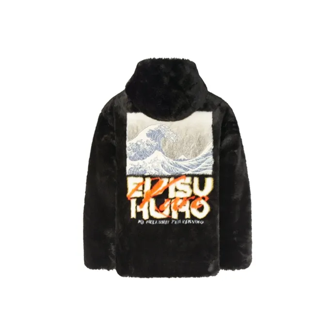 EVISU Coats Men's Black
