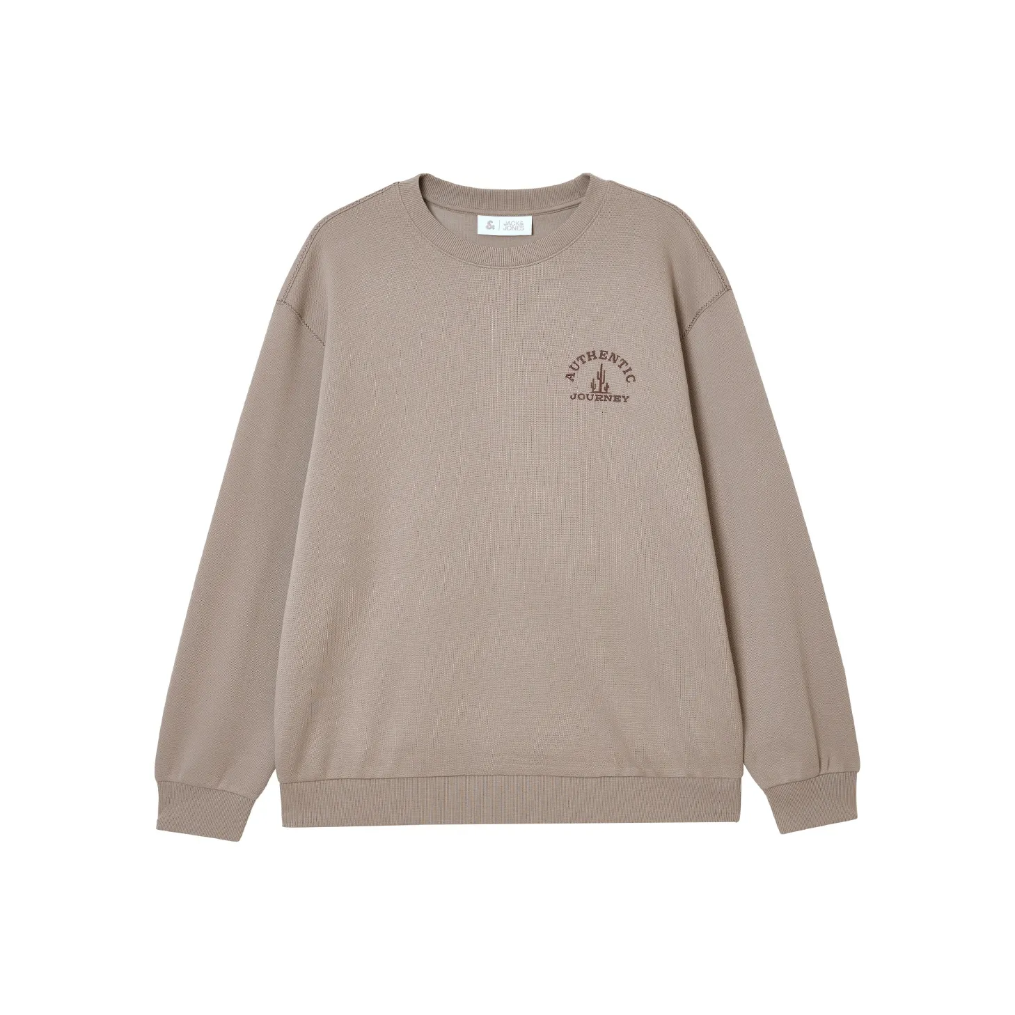 JACK JONES· Толстовка Мужской Грибной Коричневый