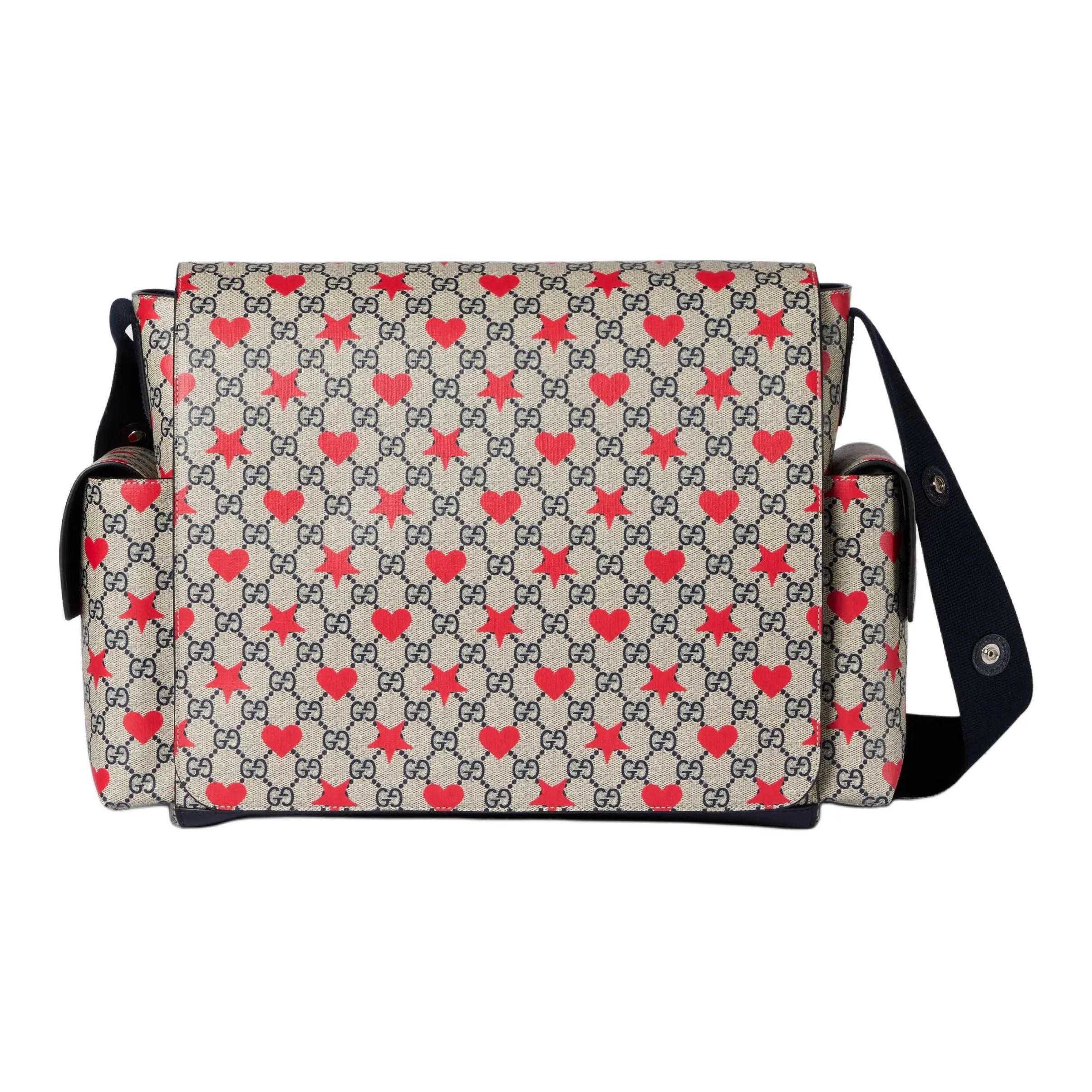 GUCCI Canvas Bag, Crossbody Bag, Shoulder Bag Tubas Women's Beige & Blue