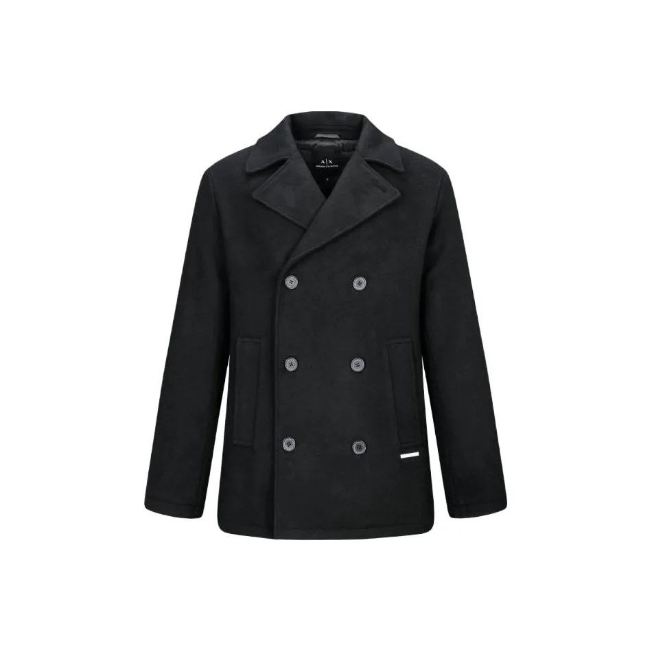 ARMANI EXCHANGEAE FW22 Пальто Мужское Черное