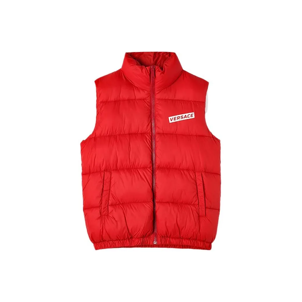 VERSACE Красный Мужской Пуховый жилет