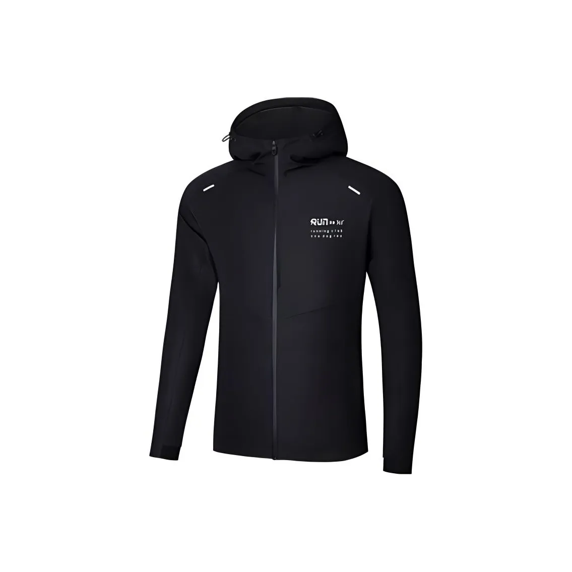 361° Водонепроницаемый и Ветрозащитный Ветровка Мужской Зимний Тренировки Черный