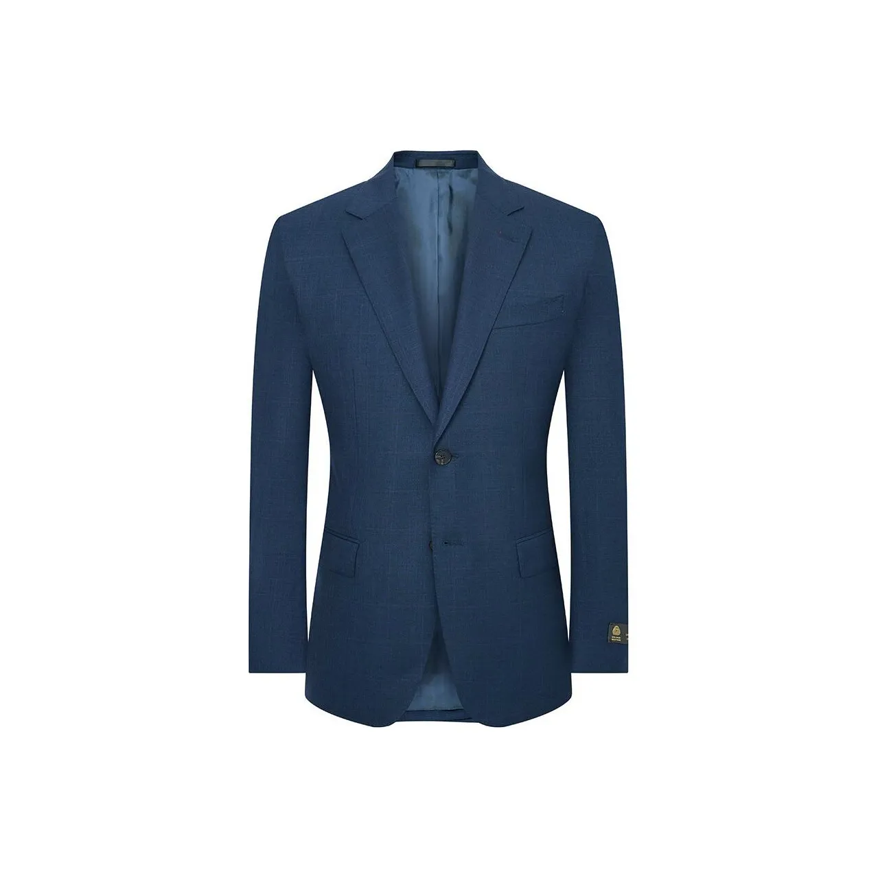 SAINT ANGELO Бизнес-костюм мужской бирюзовый с оранжевой клеткой