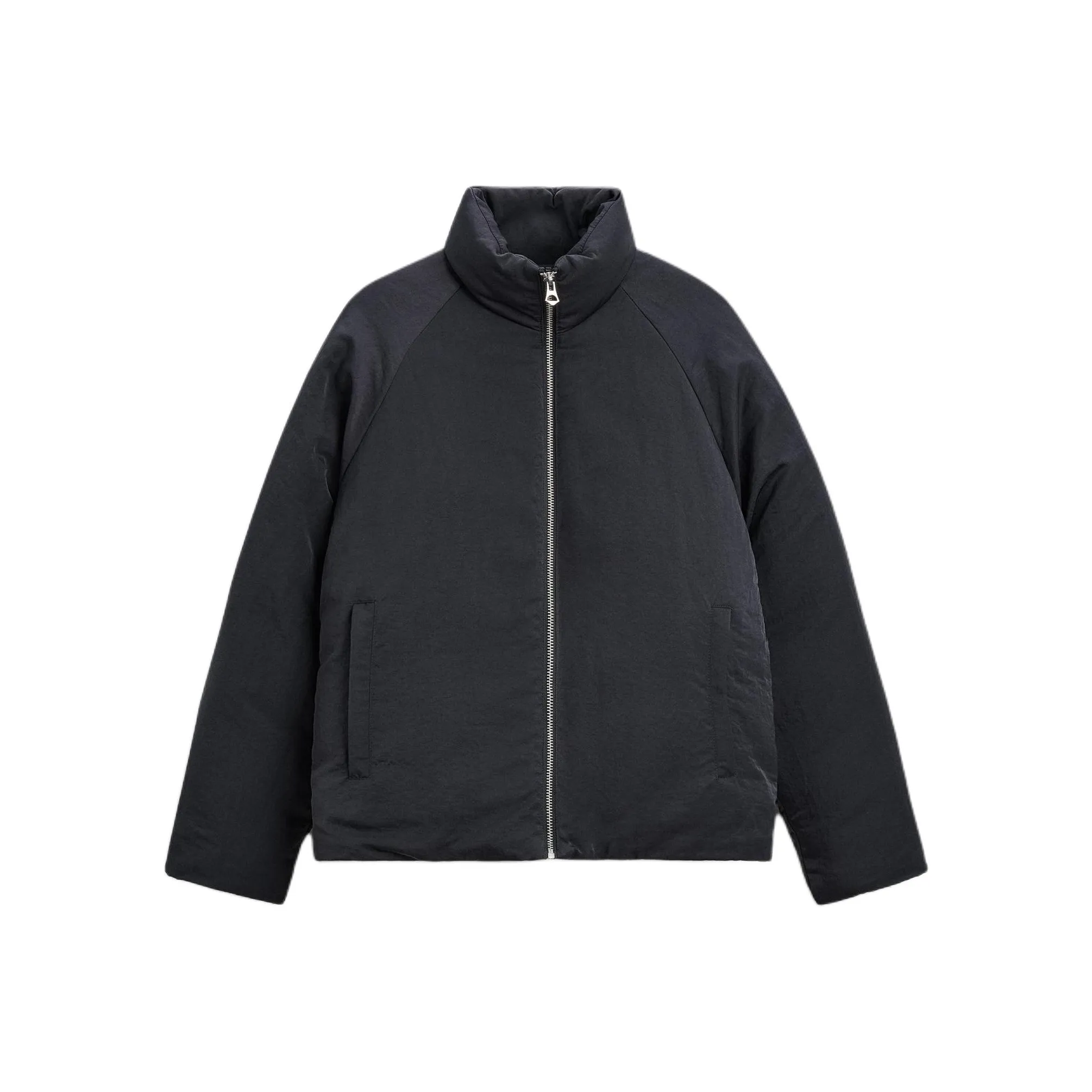 ZARA Пуховик Мужской Темно-Серый