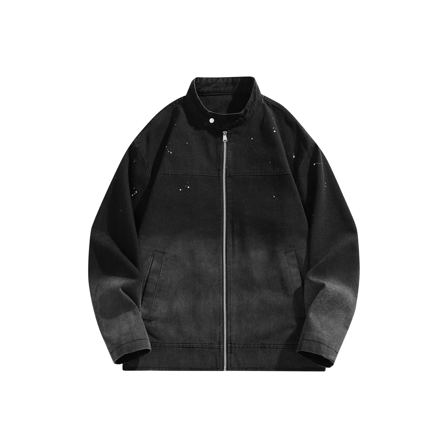 VniVerseVClub Denim Jacket Unisex Vintage Black VniVerseVClub Деним Куртка Унисекс Винтаж Черный