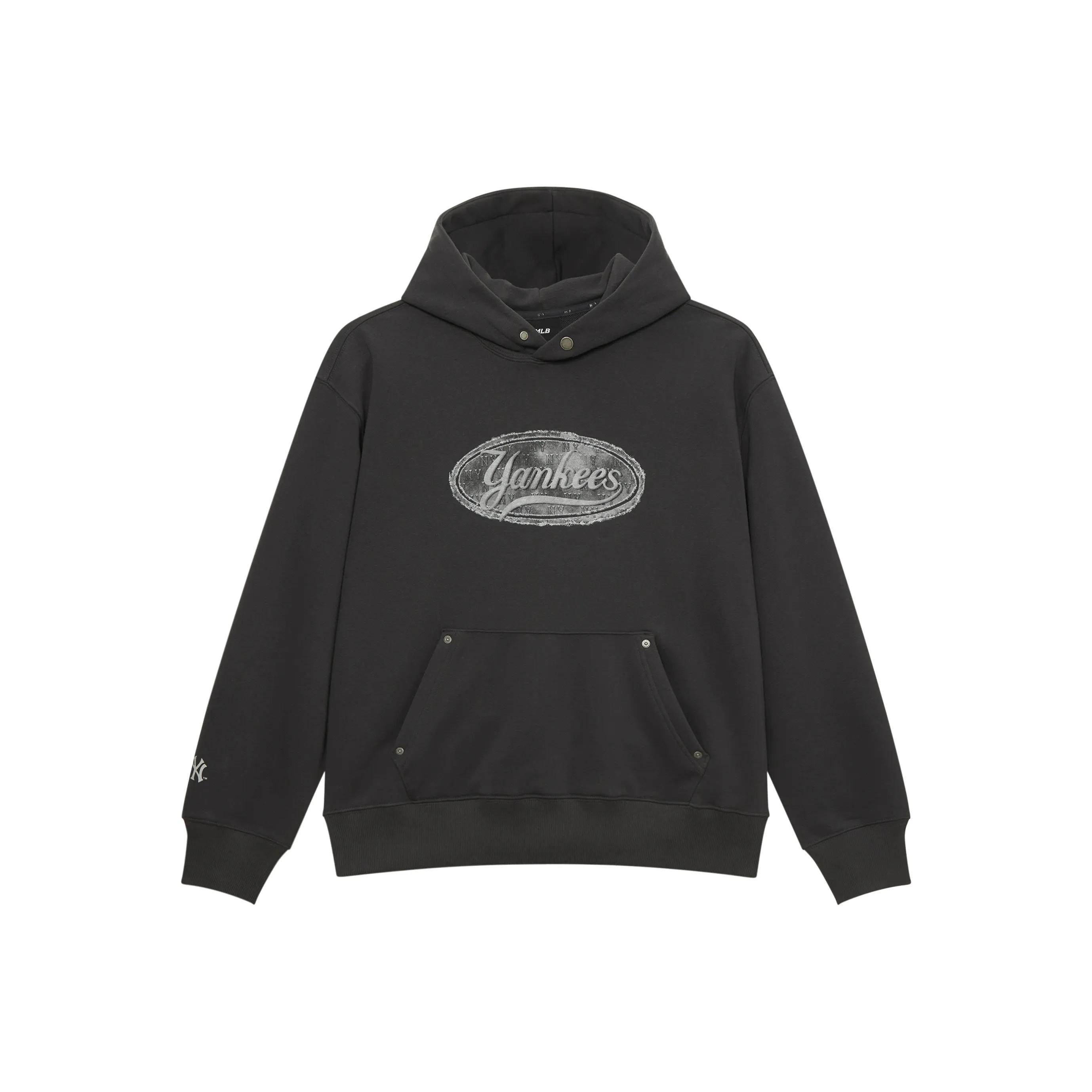 MLB MONOGRAM Коллекция New York Yankees SS25 Толстовка Унисекс Угольный Серый