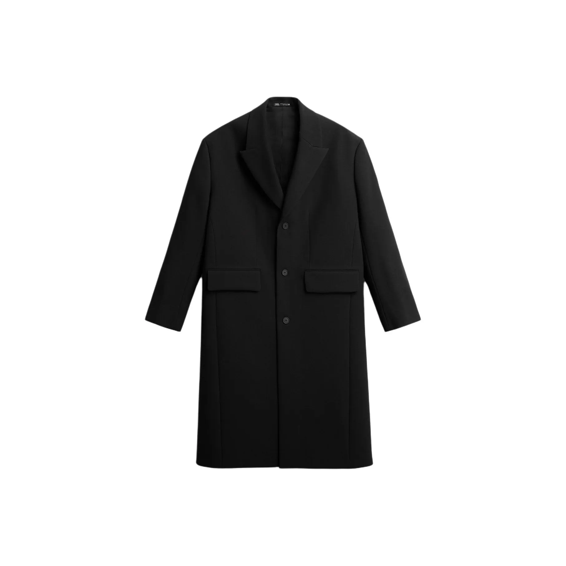 ZARA Черное Мужское Пальто