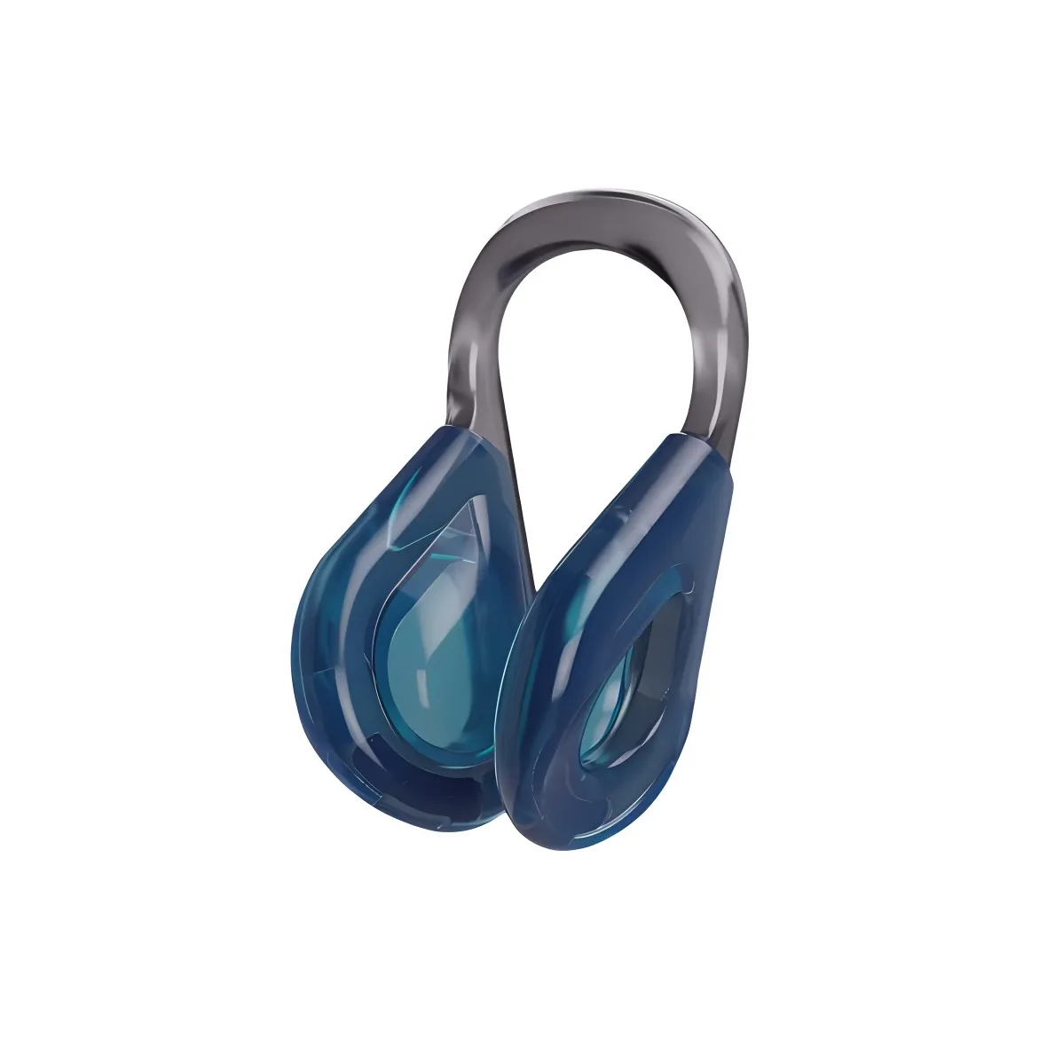 Speedo Nose Clips Unisex Carbon Gray/Pool Blue Silicone