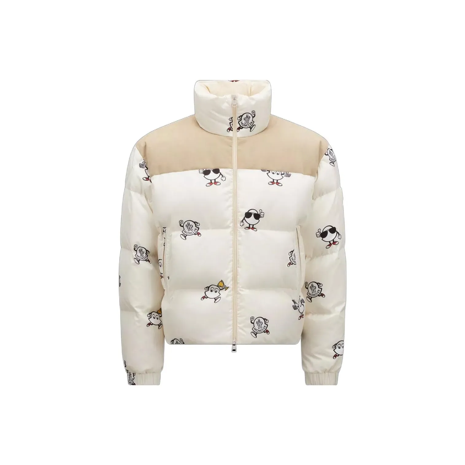 Moncler Down Jackets Men's Beige