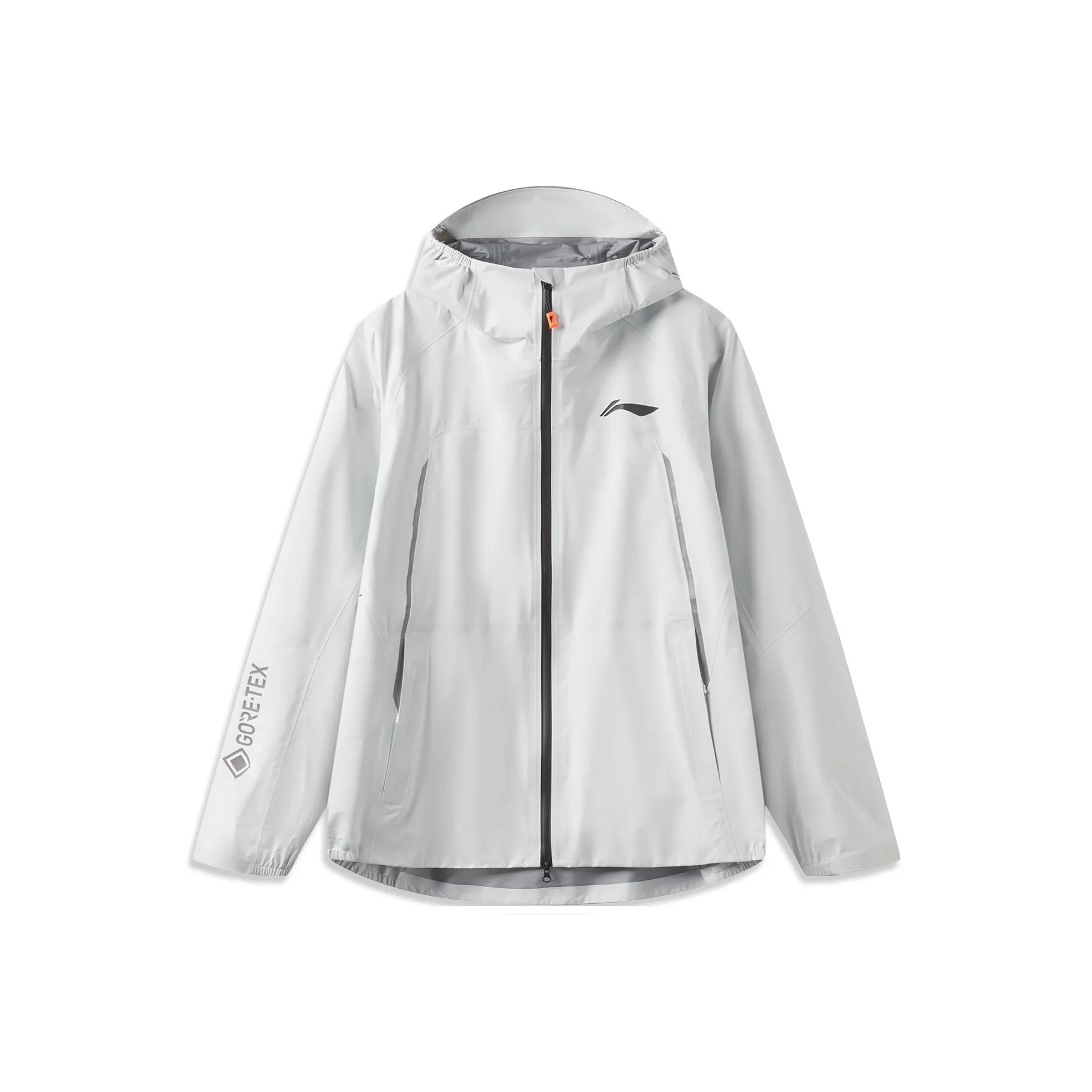 LiNing Running Collection Waterproof, Windproof, And Breathable Windbreaker Jacket Unisex Standard White