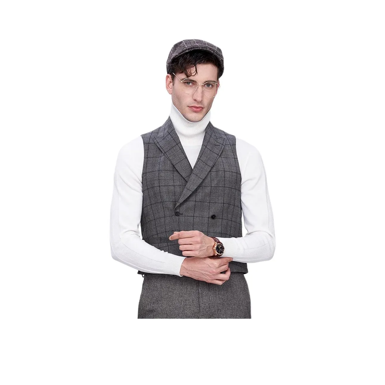 JODOLL Дымчато-серый Мужские жилеты