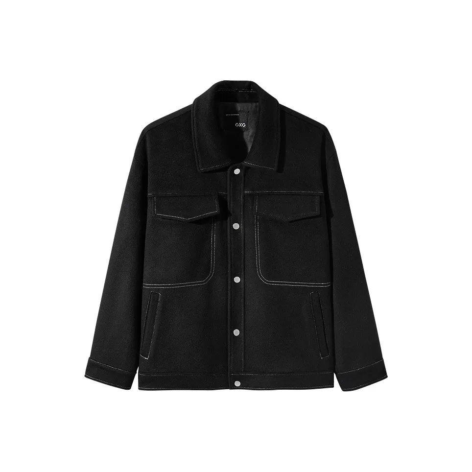 GXG Черное Мужское Пальто