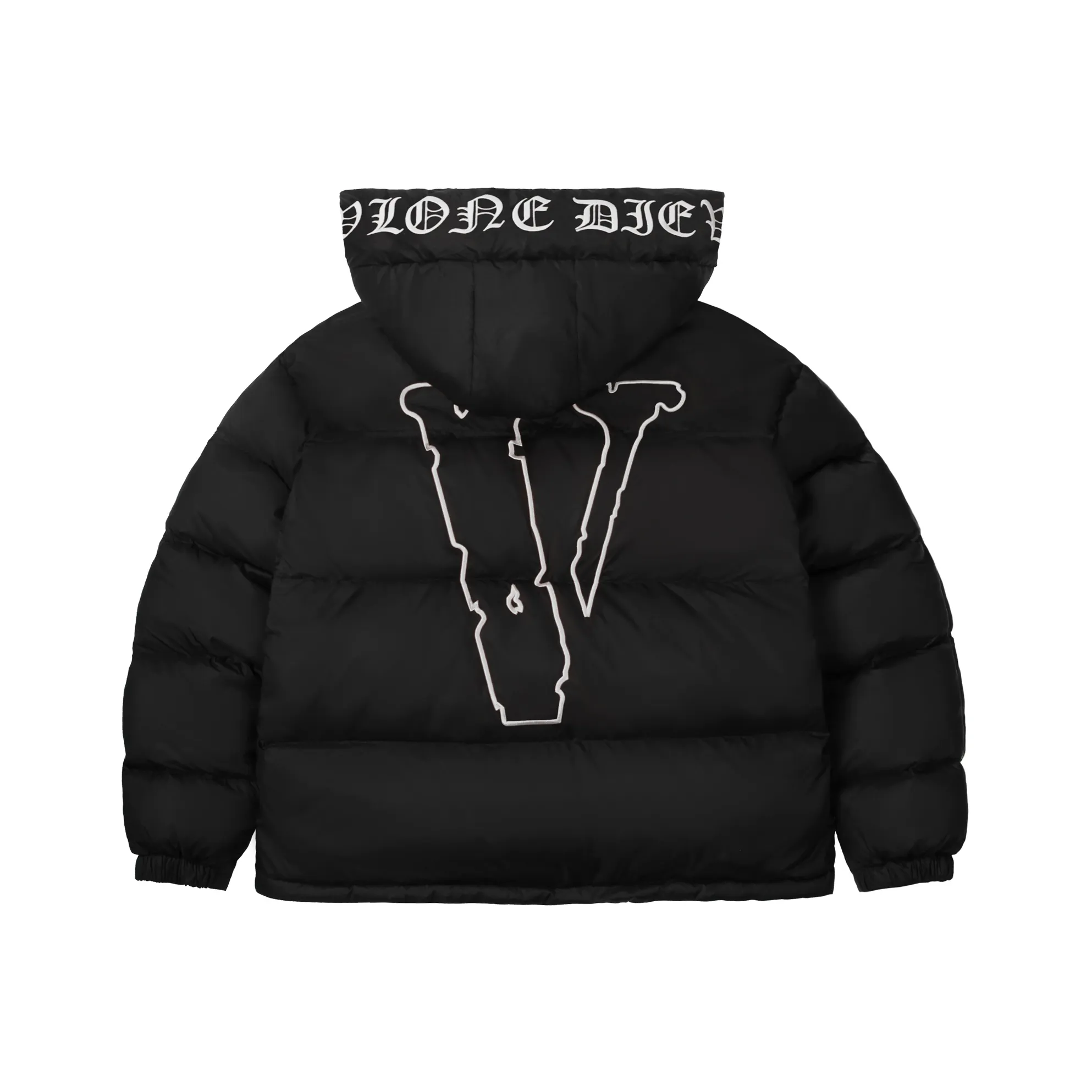 VLONE Big Logo Series Черно-белая панда Унисекс Пуховики
