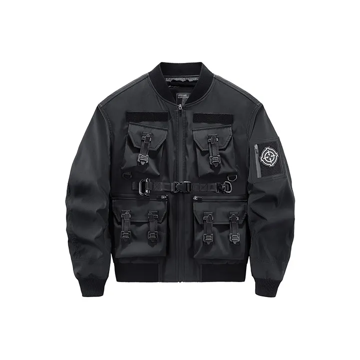 VIP Бейсбольная куртка Мужская Черная