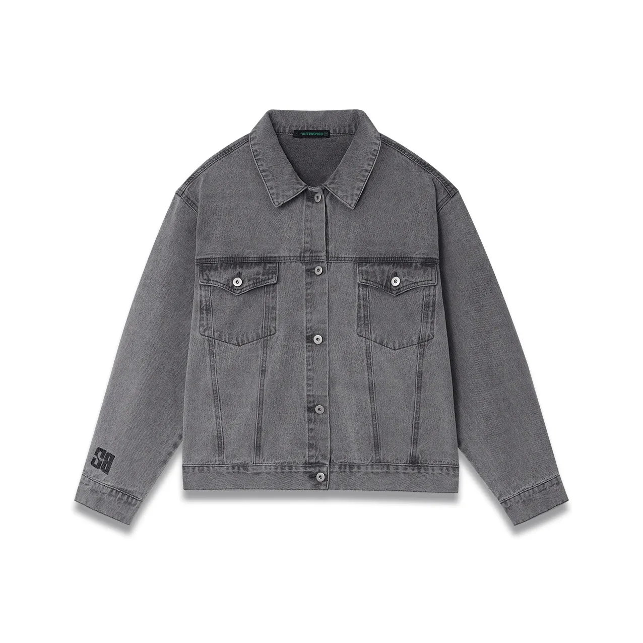 BD.POWER UP+ Denim Jacket Unisex Worn Gray